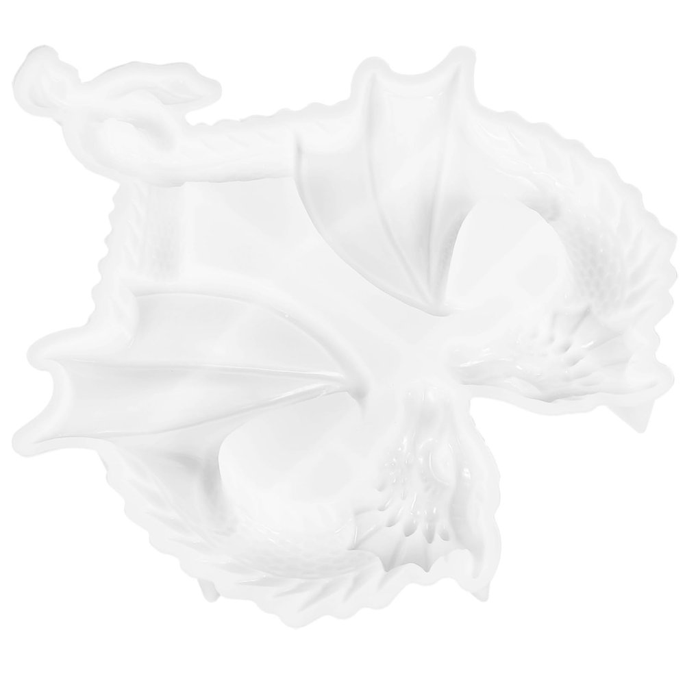 HOMSFOU 3D Heart Dragon Silicone Mold for Crafts Decorative Epoxy Casting Mold Wings for DIY Projects and Home Decor