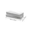 FUNNETOYU 2pcs Foldable Storage Box Detachable under Bed Container Capacity Organizer for Blankets Clothes and More Grey Non-woven for Bedroom and Closet Storage view 2