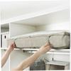 FUNNETOYU 2pcs Foldable Storage Box Detachable under Bed Container Capacity Organizer for Blankets Clothes and More Grey Non-woven for Bedroom and Closet Storage view 3