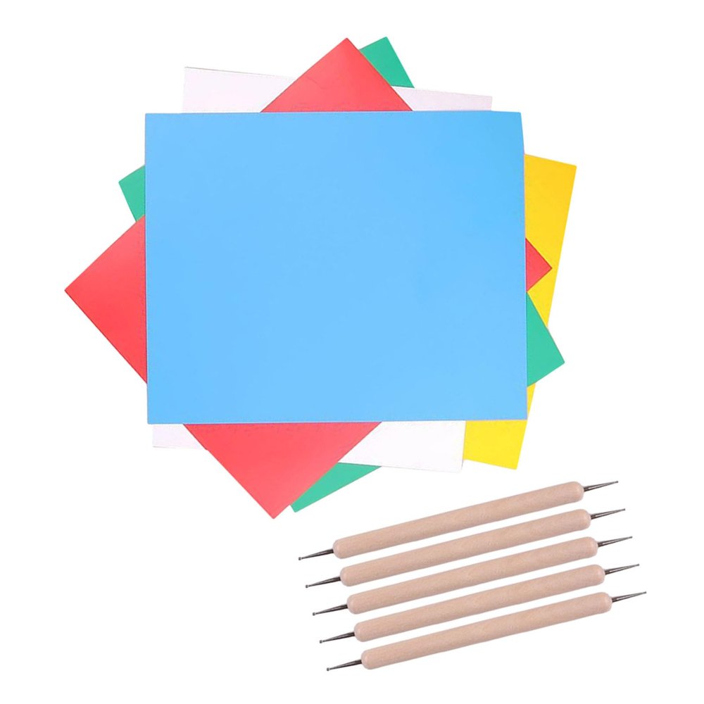 DOITOOL 10pcs Cloth Transfer Paper Styluses for Embroidery and Crafting Multi Carbon Paper for Quilting Painting and Pattern Tracing
