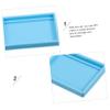 ARTIBETTER 1set Domino Box Silicone Mold Resin Mold DIY Molding Tool Jewelry Storage Box view 2