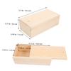 DOITOOL 2pcs Wooden for Men Jewelry Storage Box DIY Craft Hobbies Small Storage Crate view 2