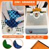 TREEYX Stained Glass Starter Kit with Glass Grinder Pcs Stained Glass Kit for Beginners Machine for Grinding Multi Angles & Curves+Cutter Tool Kit+Soldering Iron+Consumables view 2