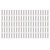 CHEOTIME 100 Sets M2.5 Rivet Stud Set, 0.14x0.47x0.28in Flat Round Head Rivet Stud Fastener Set Repair Rivets Kit Assorted Chicago Binding Screw Rivets Used for Leather Crafts (3.5 * 12 * 7mm) view 1