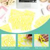 25 Sheets Letter Stickers Alphabet Number Stickers Vinyl Self-Adhesive Stick on Letters for Scrapbooking Sticker Water Bottles Mailbox Custom DIY Crafts Sign Classroom Decor (Yellow, 1+2 Inch) view 3