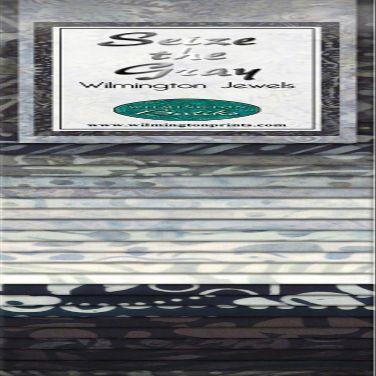 Wilmington Batiks- Fall 2018 Collection- 801 65 801 Seize The Gray 2 1/2" Strips- Cotton Quilting Fabric