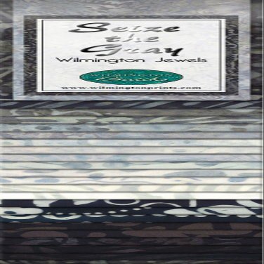 Wilmington Batiks- Fall 2018 Collection- 801 65 801 Seize The Gray 2 1/2" Strips- Cotton Quilting Fabric
