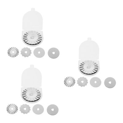 Veemoon 30pcs Rotary Cutter Blades for Quilting Scrapbooking Sewing Replacement Cutting Tools for Fabric Crafts