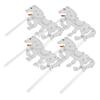 HEALSOPTHY 4pcs Horse Shadow Puppets Craft for Traditional Chinese Performance Handmade Kits Easy to Assemble Horse Figure Props for Creative Storytelling view 1