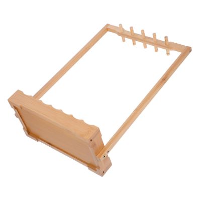 Angoily Traditional Chinese Calligraphy Brush Storage Pen Holder for Desk Japanese Brush Organizer