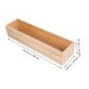 Cabilock Unfinished Wooden Trinket Box Decorative Jewelry Case Desktop Organizer Wall Mountable Storage Box for Office Home for Women and Girls view 2