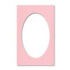 14x18 Matting for 11x14 Oval Photograph or Artwork 4-Ply Bevel Cut Acid Free Matboard for Picture framing (Pink) view 1