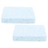 2pcs Artist Paint Sponges Paint Sponges Art Water Absorbent Sponge with Storage Box Rectangle Artist Sponges for Painting Crafts Painting Household Use and More 2pcs Artist Paint (Blue) view 1