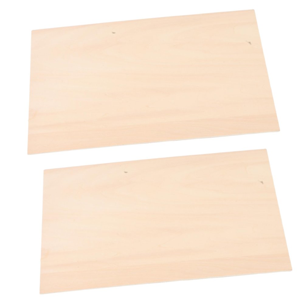 SEWOART Engraving 2 Hand Carved Wooden Drawing Boards for DIY Professional Projects