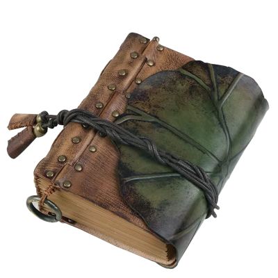 ELUKHT Lay Flat Notebook Vintage Leather Journal Sketchbook Drawing Journal Notebook Great Gift Men and Women
