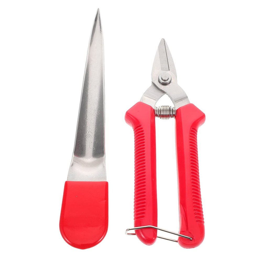 DIYEAH 2pcs Rattan Weaving Kit for Basket Making and Chair Repair Handmade Tools for Crafting Wicker Furniture Includes Ergonomic Scissors and Pry Bar for Efficient Weaving