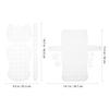Gadpiparty 6Pcs Plastic Mesh Canvas Sheets 16.73X9.05In Needlepoint Crafting Sewing Sheets for DIY Crochet Bags Purses Handbag Accessories view 3
