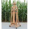 HIONJIN Painting Oil Painting Floor Wooden Easel Lift Folding Oil Painting Fe Wooden Painting Shelf view 4