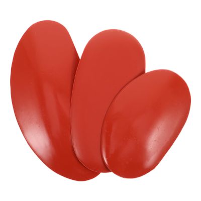 Homoyoyo 3pcs Oval Silicone Clay Sculpting Tools Set Soft Pottery Shaping Tools for Home School and Crafting Projects Lightweight and Creative Supplies