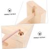 LIFKOME Sewing Thread Dispenser Rack Rotatable Wooden Yarn Spool Holder Yarn Winder for Crocheting Knitting view 2