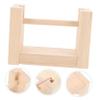 LIFKOME Sewing Thread Dispenser Rack Rotatable Wooden Yarn Spool Holder Yarn Winder for Crocheting Knitting view 4