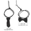 BESTonZON 2pcs Necktie and Bowtie for Dolls Cute Cotton Doll Accessories Lightweight Fashionable Solid for Stylish Dress up view 2