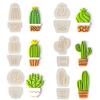 12 Polymer Clay Cutters for DIY Earrings, Cactus & Flower Pot Molds for Jewelry Shaping view 1