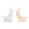 QIEIEI Moon Silicone Mould Moon Shaped Candle Molds Soap Castings Molds Handmade Resin Molds for Eid Ramadans Decorations view 1