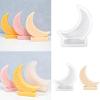 QIEIEI Moon Silicone Mould Moon Shaped Candle Molds Soap Castings Molds Handmade Resin Molds for Eid Ramadans Decorations view 2