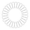 KONTONTY 100pcs Garden Clips Plant Wreath Fixing Pins U-Shape Greening Pins for Simple Gardening Accessories view 1