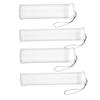 Angoily 4pcs Extendable Plastic Brush Storage Tube Clear Paint Brush Holder for Watercolor Pens Drawing Tools Height Design for Artists and Art Supplies view 1
