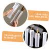 Angoily 4pcs Extendable Plastic Brush Storage Tube Clear Paint Brush Holder for Watercolor Pens Drawing Tools Height Design for Artists and Art Supplies view 3