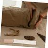 DOITOOL 2pcs Pottery Trimming Tools Cloths for Smooth Shaping and Polishing for Clay Smoothing and Pottery Projects for Beginners and Wheel Accessories view 4