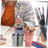 NUOBESTY Large Capacity Oil Painting Brush Cleaning Bucket Stainless Steel Brush Washing Can Pen Clip Desk Rotating Pen Holder view 4