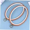 HEALSOPTHY 3pcs DIY Embroidery Hoop Embroidery Circle Frames for Cross Stitch Circle Wall Decorations view 4