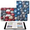 FOLIOSA Photo Album Usa Pebble Print, Leather Cover Self Adhesive Scrapbook Album for 2x3/4x6/5x7/6x8 in Photos for Family Travel Wedding view 1