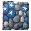 FOLIOSA Photo Album Usa Pebble Print, Leather Cover Self Adhesive Scrapbook Album for 2x3/4x6/5x7/6x8 in Photos for Family Travel Wedding view 2