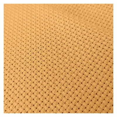 DJJSDMY Cross Stitch Cloth 18CT/14CT/11ct/16ct Cross Stitch Canvas Fabric Cloth Light Old-Fashioned Felling 25-25cm(Oranged Yellow,16CT_20*20CM)