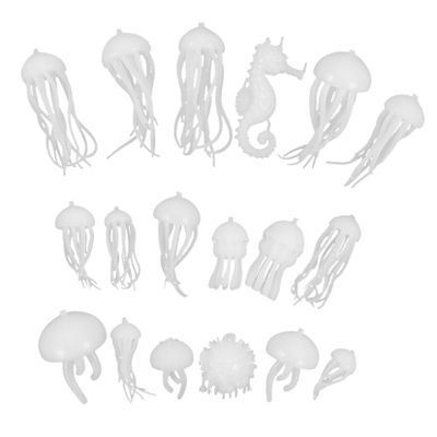 CORHAD 18pcs Mini Animals Epoxy Landscape Filler Silicone Animal Models for DIY Jewelry Making Epoxy Filler