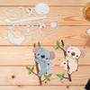 Animal Patchwork Koala Die Cuts DIY Sewing Metal Cutting Dies for Handmade Card Making Stencils Festivals Scrapbooking Album Paper Craft Template view 1