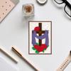DELORIGIN Rose Cross Cutting Dies Flower Card Making Die Stencil Metal Die Cuts Card Scrapbooking Embossing Template Dies for Greeting Cards Craft Album Invitation Festive Birthday Decor view 3