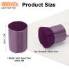 PATIKIL 12 Rolls Latch Hook Yarn, Latch Hook Kit Precut Rugs Yarn Making Crochet Bundles for Rug Adults Beginners Tapestry DIY Craft, Dark Purple view 2