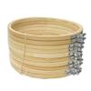 ARTIBETTER 12pcs Embroidery Hoops Circle Frames for Cross and Needlework for Beginners and Craft Projects view 1