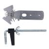 Alloy Steel Zipper Fast Installation Tool Kit, DIY Leather Crafting Set with Adjustable Non Fading Knob, Easy Install for Zippers, DIY Lovers view 1
