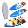 HOMSFOU 2pcs Surfboard Silicone Molds Flexible Epoxy Casting Molds for Crafts and Easy to Use for Unique Cup Mats and Home Decor view 2