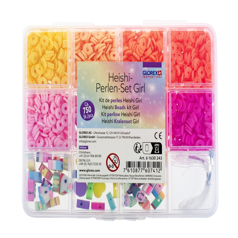 GLOREX Bead Kit, Multicoloured, 120 x 20 mm