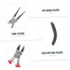 DOITOOL 3pcs Diy Accessories Pliers Hand Jewelry Making Pliers Steel Crimping Fine Workmanship view 2