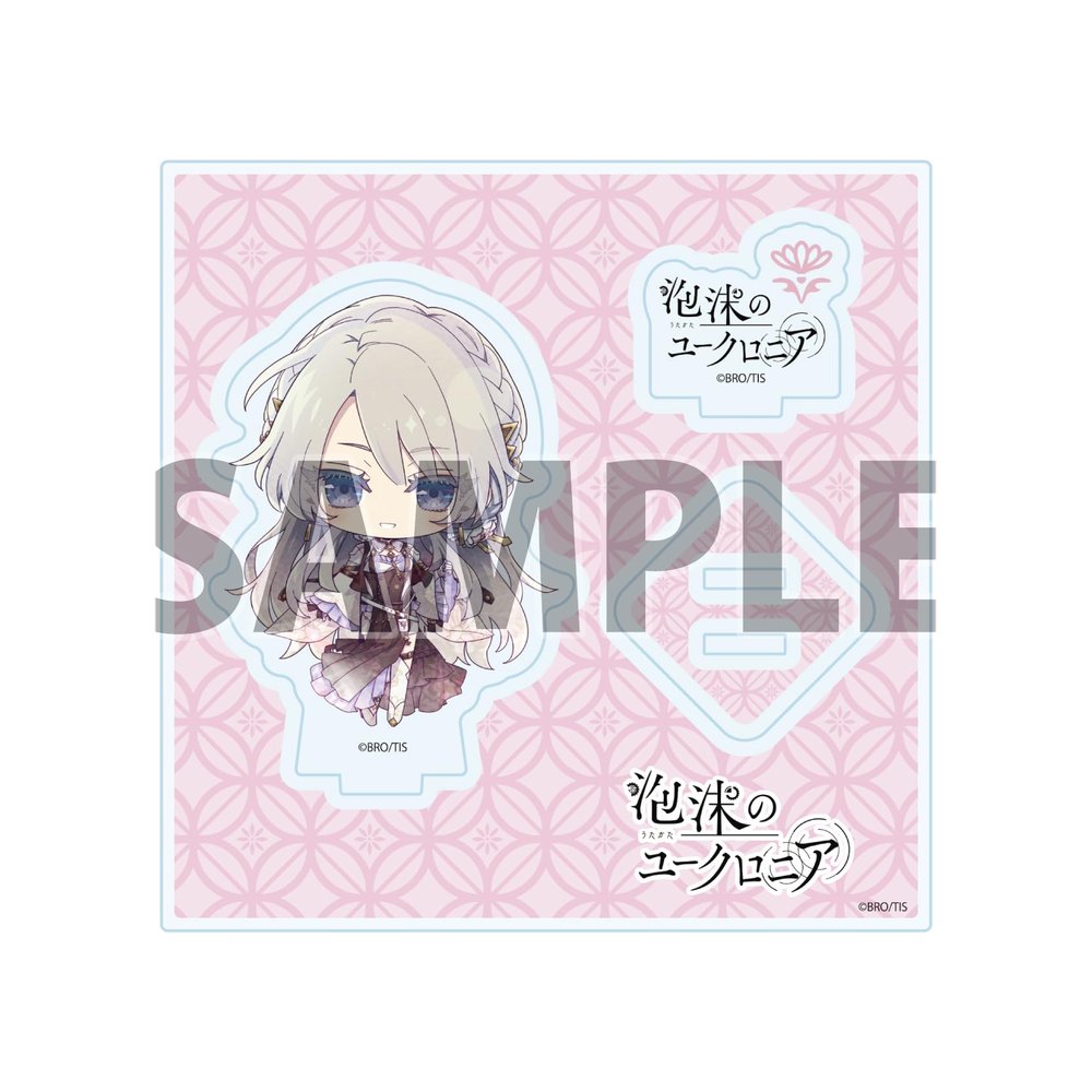 Foaming Eucronia 01 Hinagiku [Official Illustration] Acrylic Stand Plate