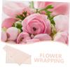 DOITOOL 20sheets Floral Wrapping Film Elegant Bouquet Packaging for Flowers Wrapping Crafting and Decorations Jelly Film view 4
