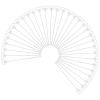 Floral Pick Card Holder 500 Pcs Heart Shaped Card Holder Pick Transparent Plastic Flower Arrangement Supplies Bouquet for Wedding Party view 2
